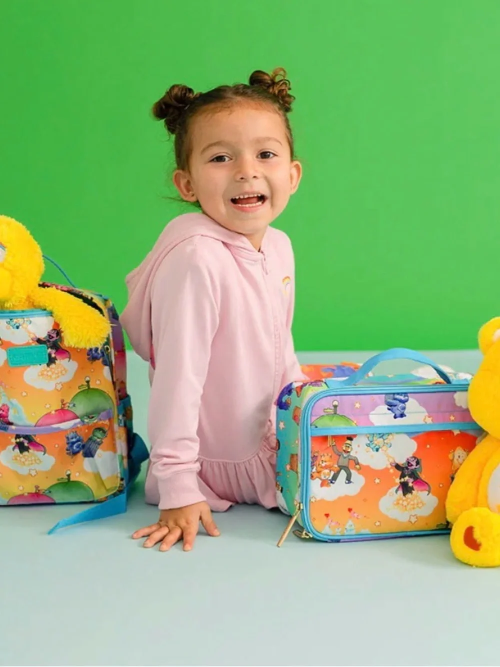 Posh Peanut Rainbow Cloud Character Kids Lunch Bag - Sesame Street Care Bears